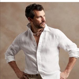 Banana Republic white dress shirt